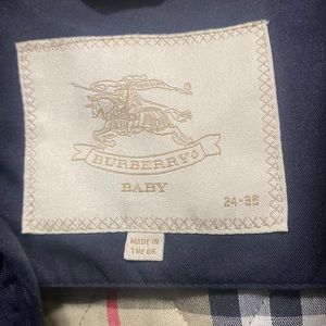 Kids burberry jacket